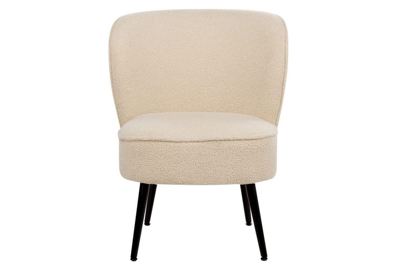 Lenestol Voss - Beige, svart - Møbler - Stoler - Lenestoler - Lenestol uten armlene