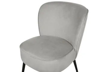 Lenestol Voss - Grå, svart - Møbler - Stoler - Lenestoler - Lenestol uten armlene