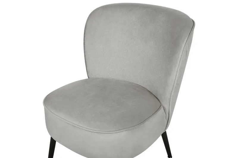 Lenestol Voss - Grå, svart - Møbler - Stoler - Lenestoler - Lenestol uten armlene