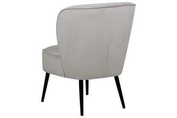 Lenestol Voss - Grå, svart - Møbler - Stoler - Lenestoler - Lenestol uten armlene