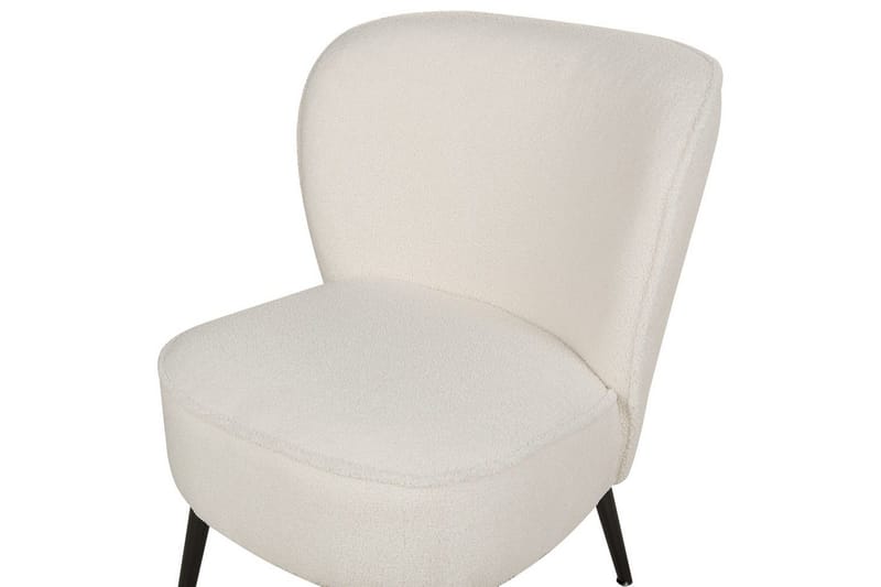 Lenestol Voss - Hvit, Svart - Møbler - Stoler - Lenestoler - Lenestol uten armlene