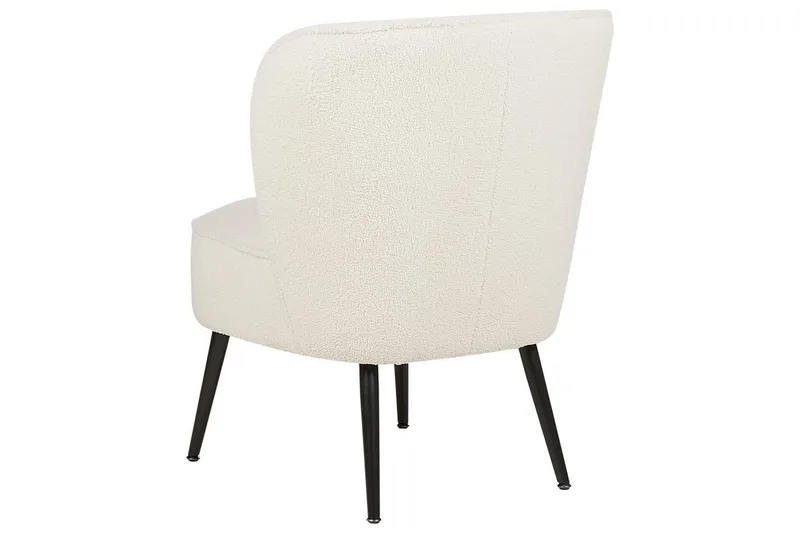 Lenestol Voss - Hvit, Svart - Møbler - Stoler - Lenestoler - Lenestol uten armlene
