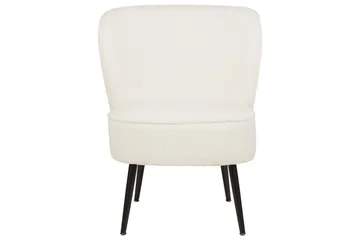 Lenestol Voss - Hvit, Svart - Møbler - Stoler - Lenestoler - Lenestol uten armlene