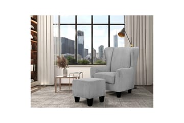 Lenestol Zhili Grå - Grå - Møbler - Stoler - Lenestoler - Lenestol uten armlene