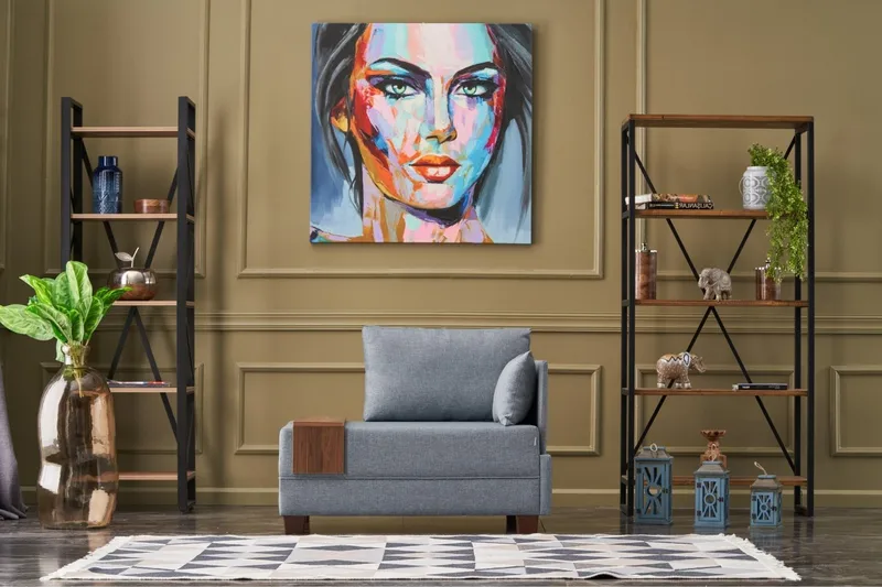 Algeria Sjeselonglenestol - Blå - Møbler - Stoler - Lenestoler - Liggestol