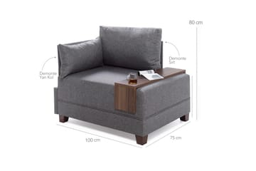 Algeria Sjeselonglenestol - Brun - Møbler - Stoler - Lenestoler - Liggestol