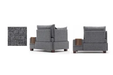 Algeria Sjeselonglenestol - Grå - Møbler - Stoler - Lenestoler - Liggestol