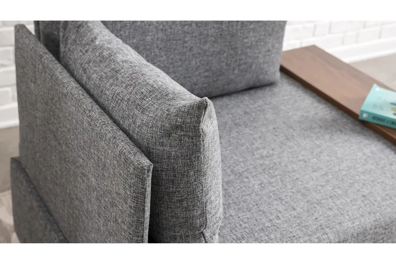 Algeria Sjeselonglenestol - Grå - Møbler - Stoler - Lenestoler - Liggestol