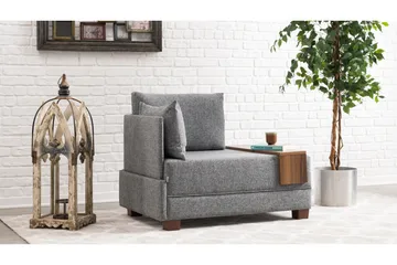 Algeria Sjeselonglenestol - Grå - Møbler - Stoler - Lenestoler - Liggestol