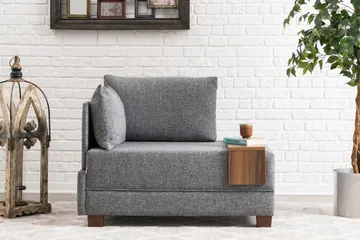 Algeria Sjeselonglenestol - Grå - Møbler - Stoler - Lenestoler - Liggestol