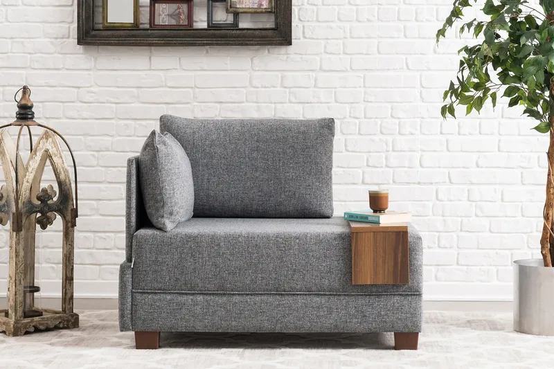 Algeria Sjeselonglenestol - Grå - Møbler - Stoler - Lenestoler - Liggestol