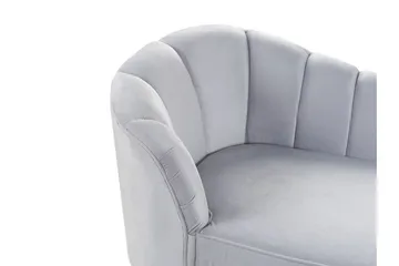 Allier Sjeselong Venstre - Fløyel/Grå - Møbler - Stoler - Lenestoler - Liggestol