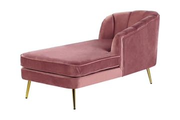 Allier Sjeselong Venstre - Fløyel/Rosa - Møbler - Stoler - Lenestoler - Liggestol