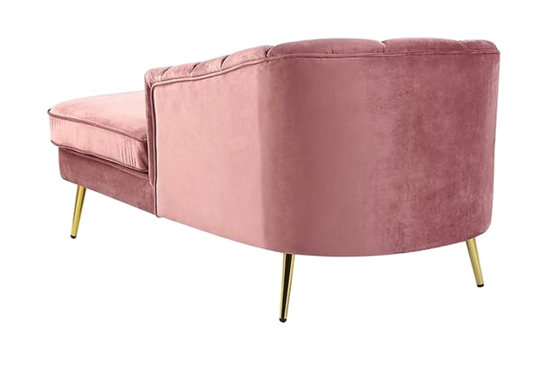 Allier Sjeselong Venstre - Fløyel/Rosa - Møbler - Stoler - Lenestoler - Liggestol