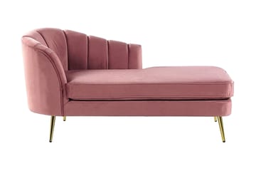 Allier Sjeselong Venstre - Fløyel/Rosa - Møbler - Stoler - Lenestoler - Liggestol