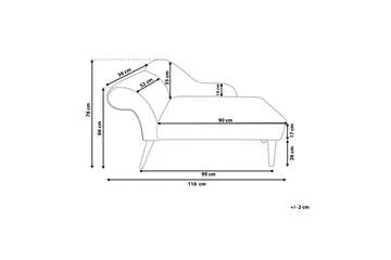 Biarritz Sjeselong - Grå - Møbler - Stoler - Lenestoler - Liggestol