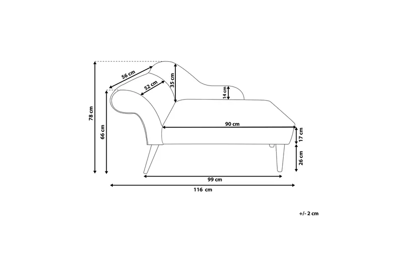 Biarritz Sjeselong - Grå - Møbler - Stoler - Lenestoler - Liggestol