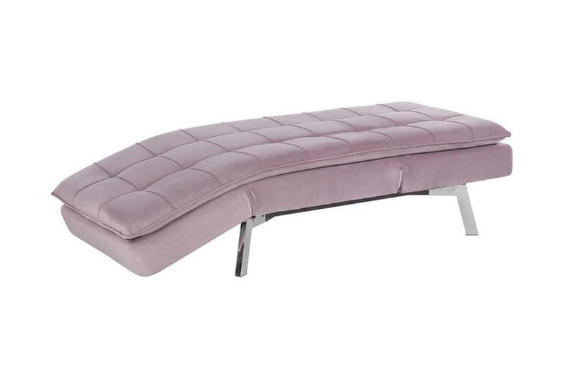 Karyne Sjeselong Fløyel - Rosa - Møbler - Stoler - Lenestoler - Liggestol