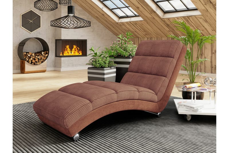 Kintore Liggfåtölj 62 cm 84x Brown - Møbler - Stoler - Lenestoler - Liggestol