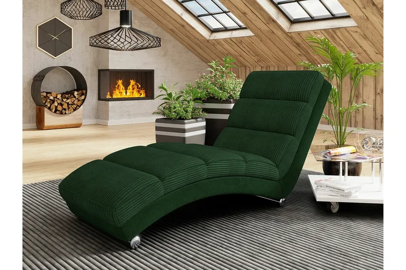 Kintore Liggfåtölj 62 cm 84x Dark green - Møbler - Stoler - Lenestoler - Liggestol