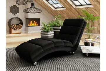 Kintore Liggfåtölj 62 cm Black - Møbler - Stoler - Lenestoler - Liggestol