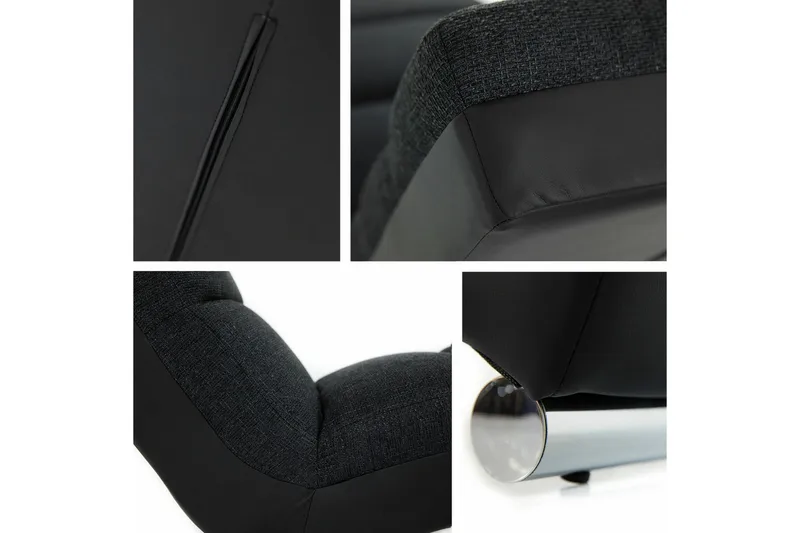 Kintore Liggfåtölj 62 cm NO_BRAND Black - Møbler - Stoler - Lenestoler - Liggestol