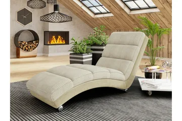 Kintore Liggfåtölj 62 x 84 cm beige - Møbler - Stoler - Lenestoler - Liggestol