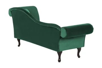 Lattes Sjeselong Høyre - Fløyel/Grønn - Møbler - Sofaer - Dagsenger