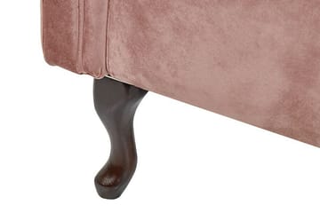 Lattes Sjeselong Høyre - Fløyel/Rosa - Møbler - Sofaer - Dagsenger