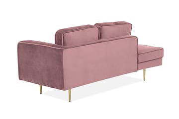 Llanfach Sjeselong Høyre Fløyel - Rosa - Møbler - Stoler - Lenestoler - Liggestol