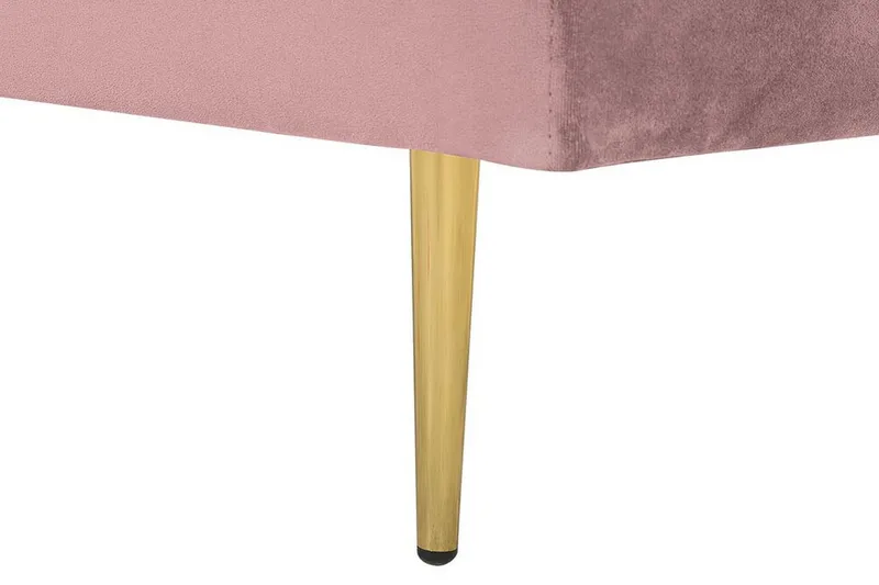 Llanfach Sjeselong Høyre Fløyel - Rosa - Møbler - Stoler - Lenestoler - Liggestol