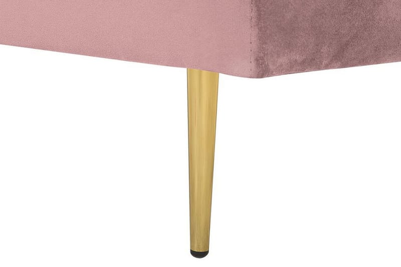 Llanfach Sjeselong Høyre Fløyel - Rosa - Møbler - Stoler - Lenestoler - Liggestol