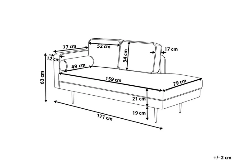 Miramas Sjeselong - Grå - Møbler - Stoler - Lenestoler - Liggestol