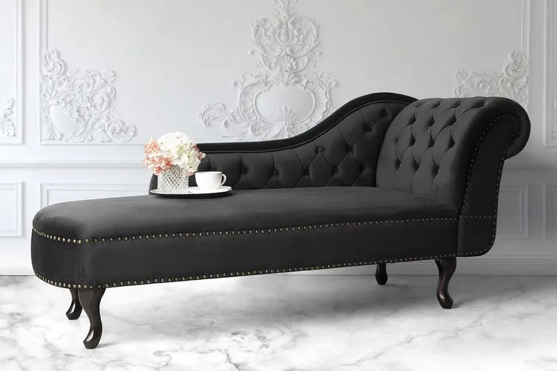 Nimes Sjeselong - Svart - Møbler - Stoler - Lenestoler - Liggestol