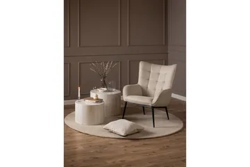 Ravinda Liggestol - Beige - Møbler - Stoler - Lenestoler - Ørelappstol