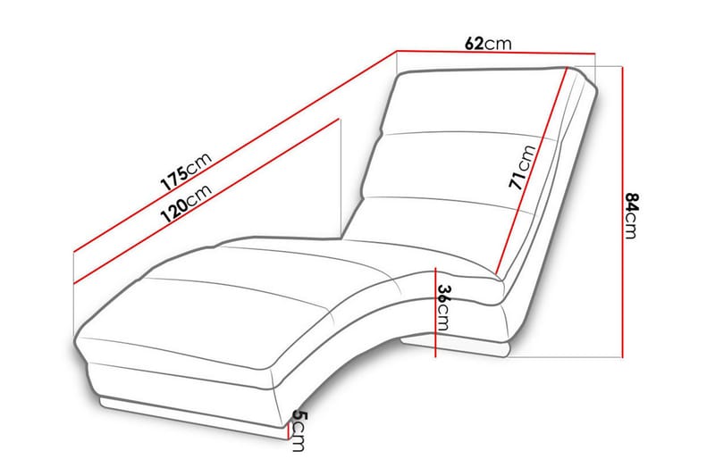 Regalado Hvilestol - Møbler - Stoler - Lenestoler - Liggestol