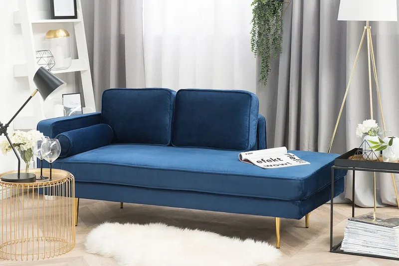 Sjeselong Miramas - Blå - Møbler - Stoler - Lenestoler - Liggestol