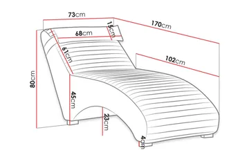 Staffin Liggfåtölj 73 cm Dark blue - Møbler - Stoler - Lenestoler - Liggestol