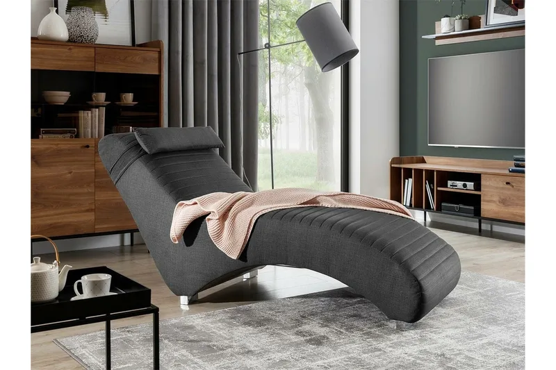 Staffin Liggfåtölj 73 cm NO_BRAND Dark grey - Møbler - Stoler - Lenestoler - Liggestol