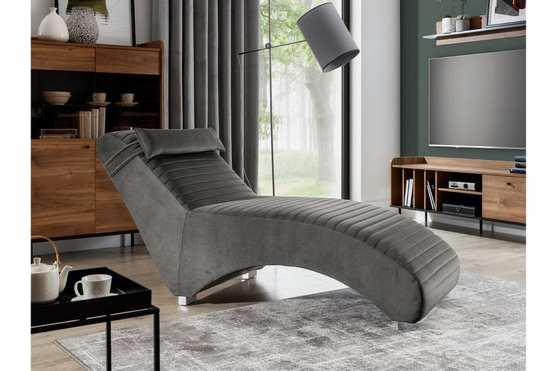 Staffin Liggfåtölj 73 cm NO_BRAND Dark grey - Møbler - Stoler - Lenestoler - Liggestol