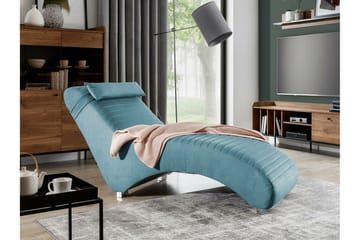 Staffin Liggfåtölj 73 cm NO_BRAND Light Blue/Dark Blue - Møbler - Stoler - Lenestoler - Liggestol