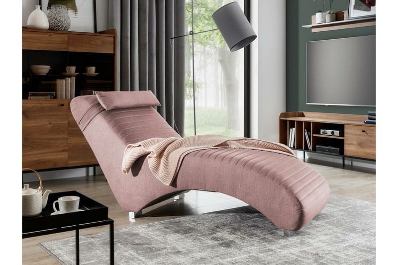 Staffin Liggfåtölj 73 cm NO_BRAND Pink - Møbler - Stoler - Lenestoler - Liggestol