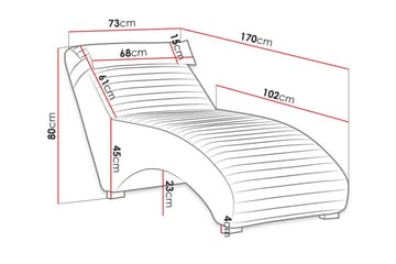 Staffin Liggfåtölj 73 cm Yellow - Møbler - Stoler - Lenestoler - Liggestol