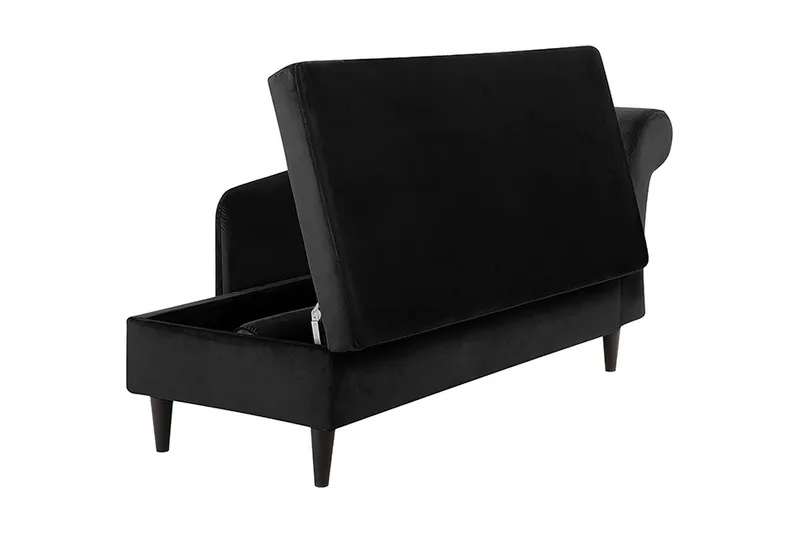 Tyland Sjeselong Høyre - Svart - Møbler - Stoler - Lenestoler - Liggestol