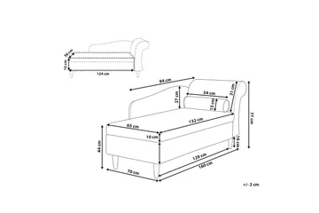 Tyland Sjeselong Høyre - Svart - Møbler - Stoler - Lenestoler - Liggestol