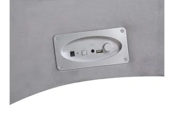 Volans Sjeselong med Bluetooth-høytaler - Fløyel/Grå - Møbler - Stoler - Lenestoler - Liggestol