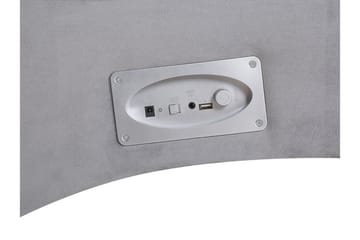 Volans Sjeselong med Bluetooth-høytaler - Fløyel/Grå - Møbler - Stoler - Lenestoler - Liggestol