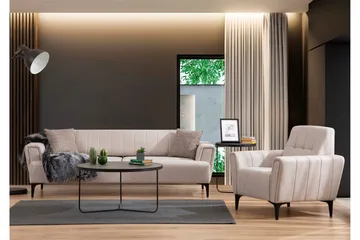 Lilesville Lenestol - Beige - Møbler - Stoler - Lenestoler