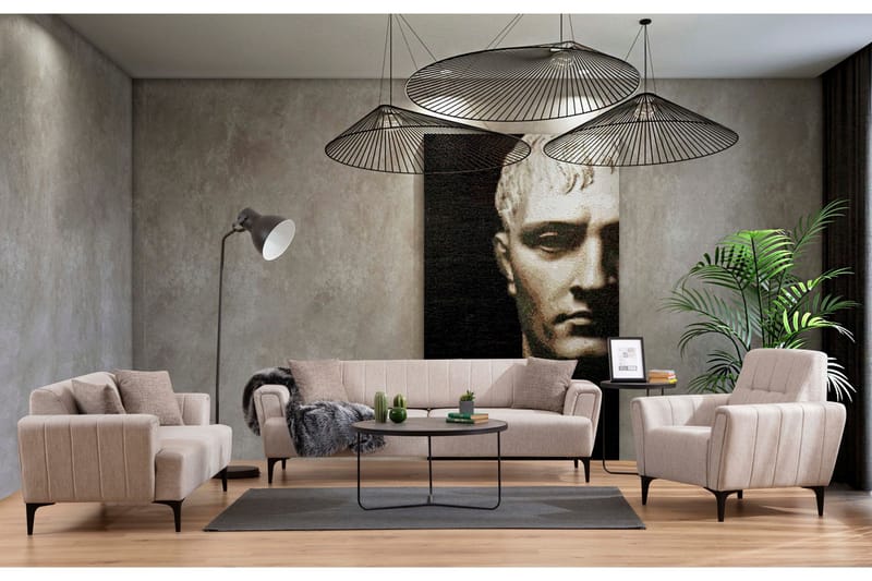 Lilesville Lenestol - Beige - Møbler - Stoler - Lenestoler