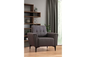 Lilesville Lenestol - Mørkegrå - Møbler - Stoler - Lenestoler